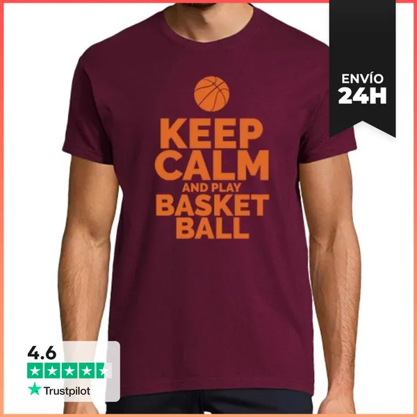 Camiseta Hombre Clásica Basketball LaTostadora