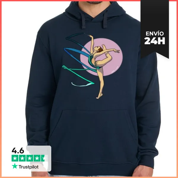 Sudadera Unisex Con Capucha Sara Llana Cinta LaTostadora