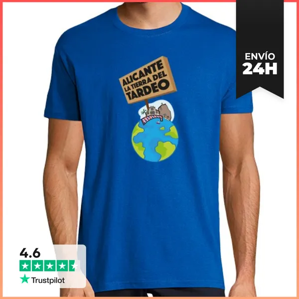Camiseta Hombre Clásica Alicante Tierra Del Tardeo LaTostadora
