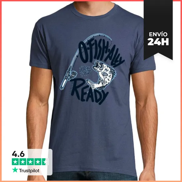 Camiseta Hombre Clásica Ofishally Ready LaTostadora