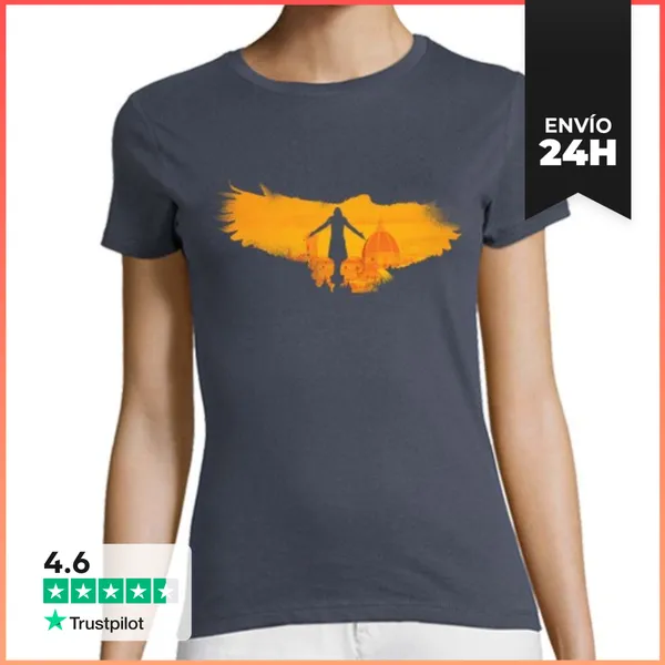 Camiseta Mujer Clásica Salto De Fé LaTostadora
