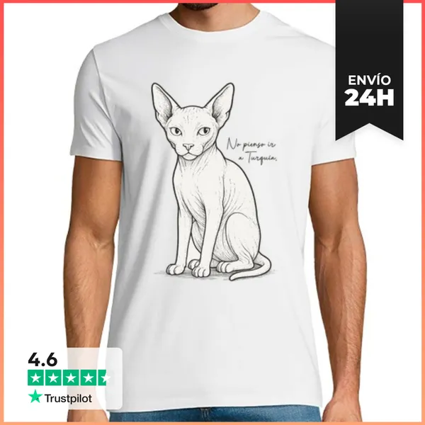 Camiseta Hombre Clásica No Pienso Ir A Turquía LaTostadora