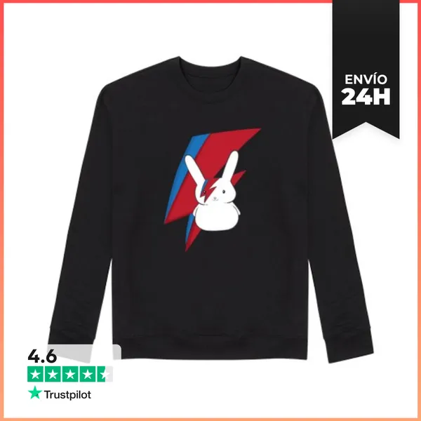 Sudadera Unisex Bunny Bowie LaTostadora