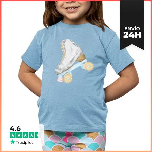 Camiseta Clásica Para Niños Patinaje Sobre Ruedas LaTostadora