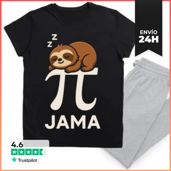 Pijama Número Pi Jama Pijama Perezoso Siesta LaTostadora