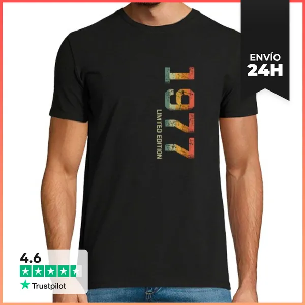 Camiseta Hombre Clásica 45.o Regalo De Cumpleaños 45 Años Edición