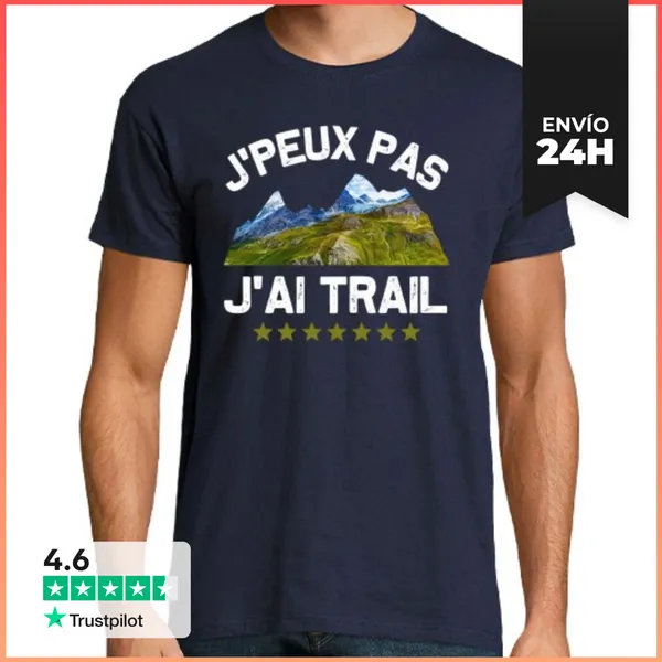Camiseta Hombre Clásica No Puedo Tener Trail Running Mountain