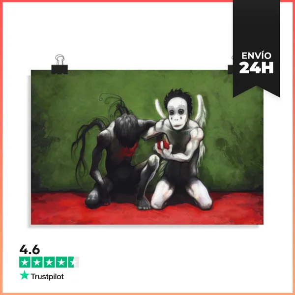Póster Horizontal Yo Soy. Pintura Conceptual LaTostadora