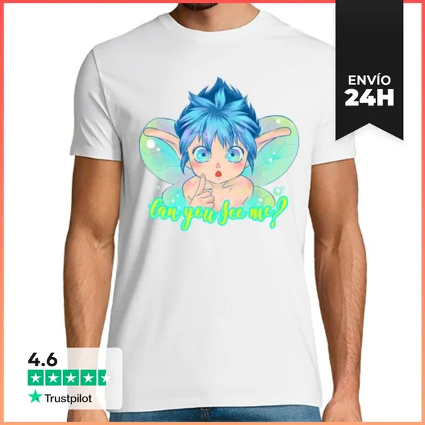 Camiseta Hombre Clásica Can You See Me? LaTostadora