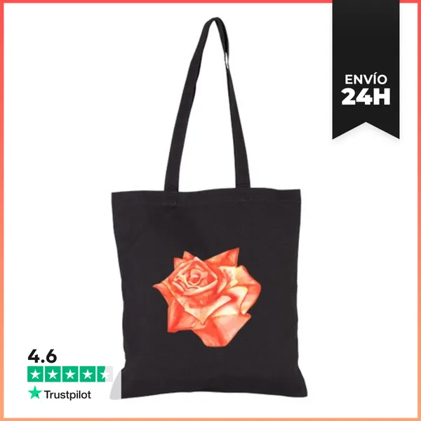 Bolsa De Tela Bolsa De Tela, Color Negro LaTostadora
