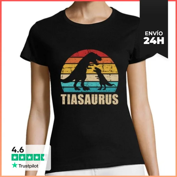 Camiseta Mujer Clásica Tiasaurus Tia Tia LaTostadora