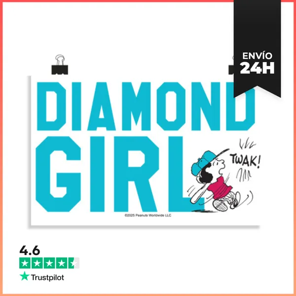 Póster Horizontal Diamond Girl LaTostadora