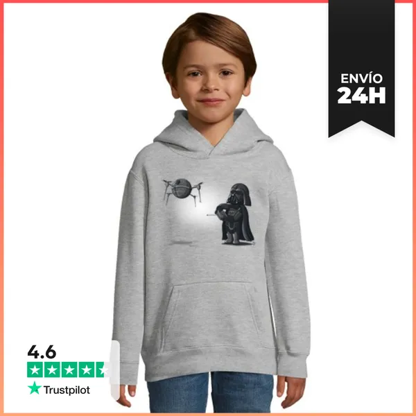 Sudadera Para Niños Con Capucha Drone Star LaTostadora