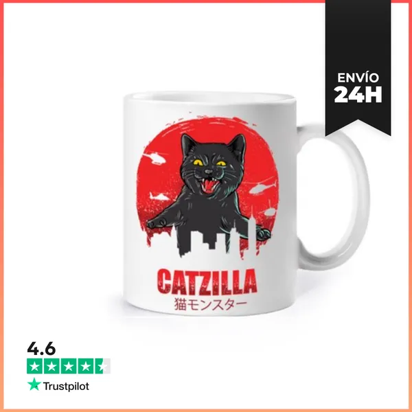 Taza Ataques De Catzilla LaTostadora