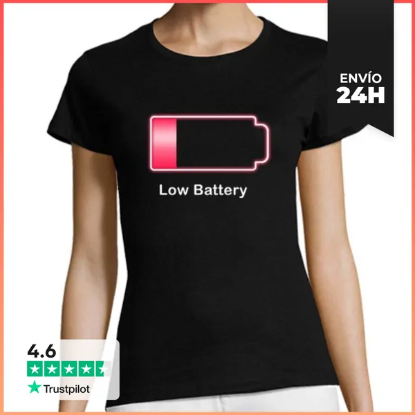 Camiseta Mujer Clásica Batería Baja - Madre LaTostadora