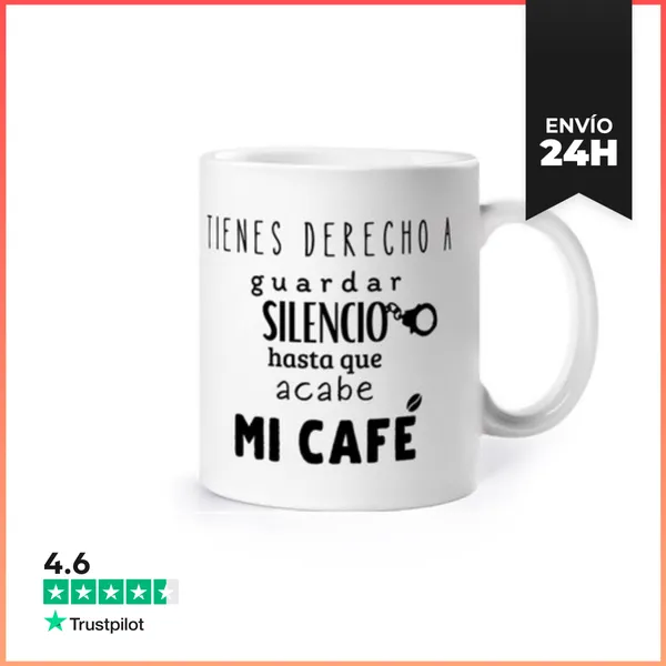Taza Derecho A Guardar Silencio LaTostadora