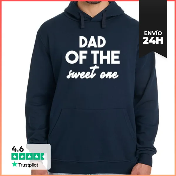 Sudadera Unisex Con Capucha Papá Del Dulce LaTostadora