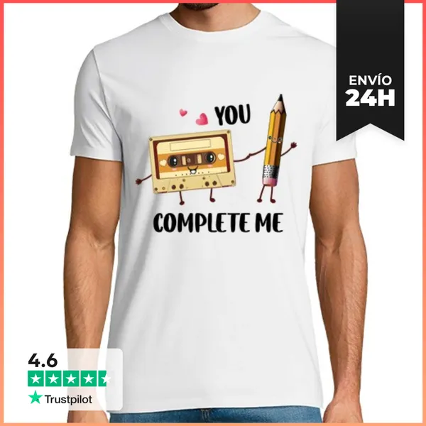 Camiseta Hombre Clásica Casete De Audio Humor De Los 80