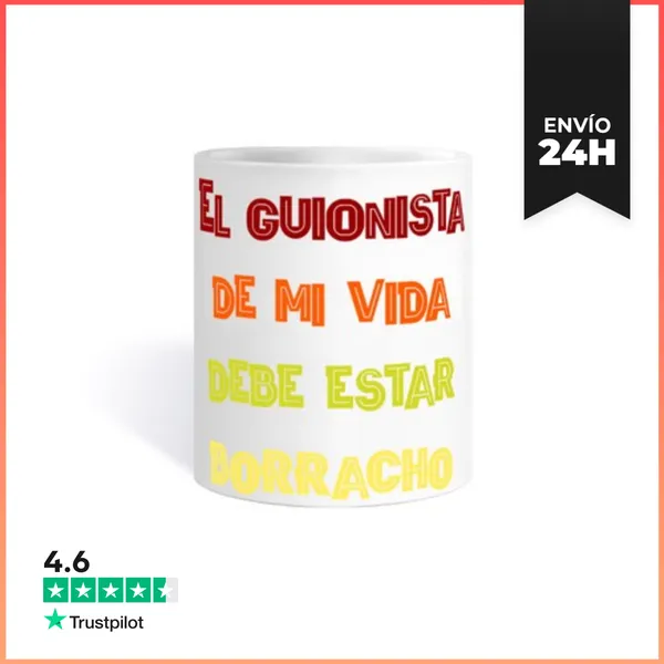 Taza El Guionista De Mi Vida Debe Estar Borr LaTostadora
