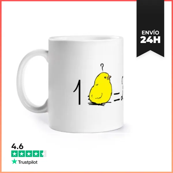 Taza Una Chica Equivale A Dos Matemáticas Es LaTostadora