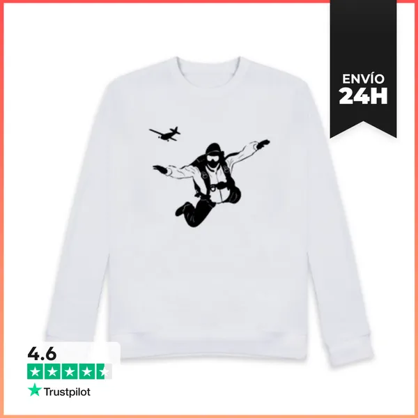 Sudadera Unisex Paracaidista Mod.6 LaTostadora