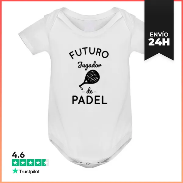 Body Bebé Futuro Jugador De Padel LaTostadora