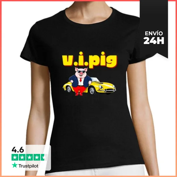 Camiseta Mujer Clásica Vipig LaTostadora