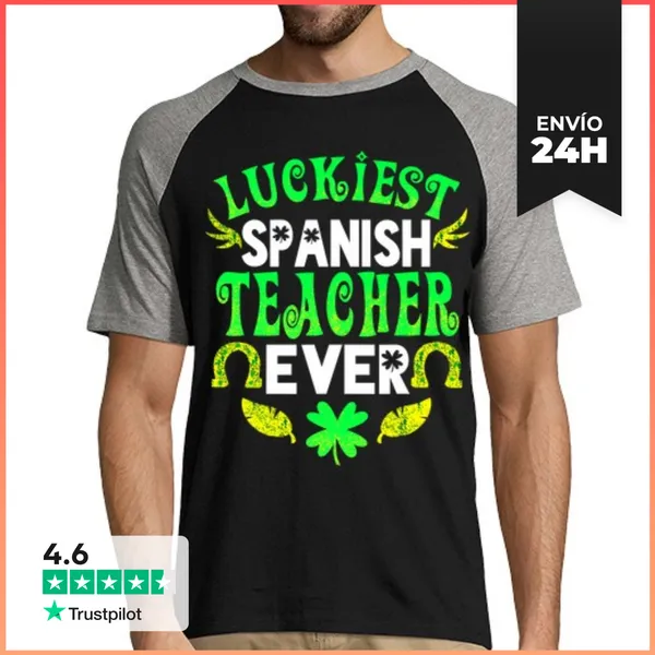 Camiseta Hombre, Estilo Béisbol El Profesor De Español Más