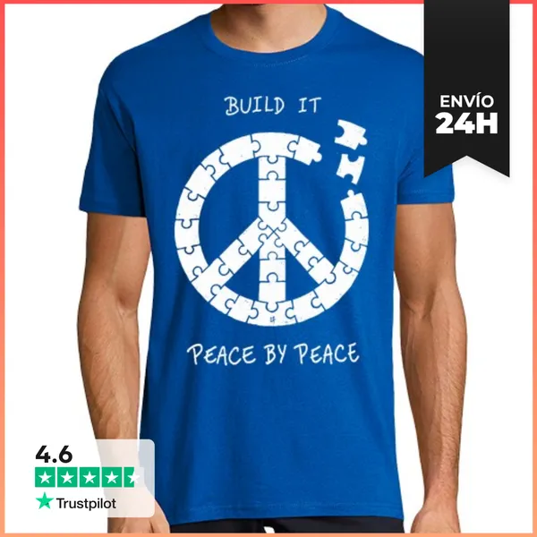 Camiseta Hombre Clásica La Paz Por La Paz LaTostadora