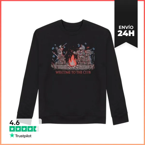 Sudadera Unisex Bienvenido Al Club - Sudadera LaTostadora