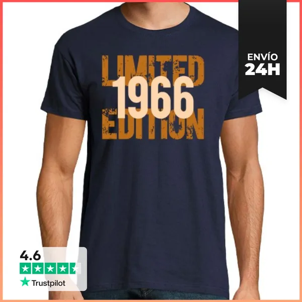 Camiseta Hombre Clásica Edición Limitada 1966 LaTostadora