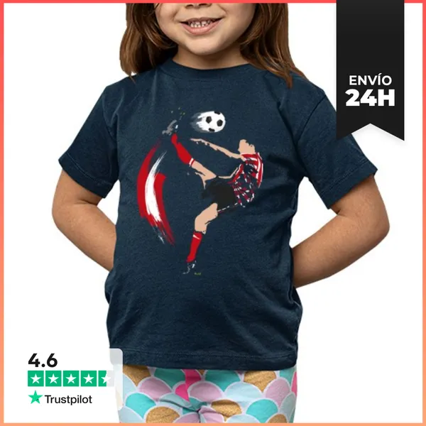 Camiseta Clásica Para Niños ATHLETIC FUTBOL BILBAO LaTostadora