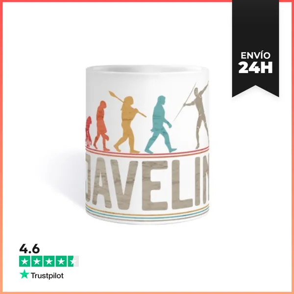 Taza Lanzador De Jabalina Evolución Jabalina LaTostadora