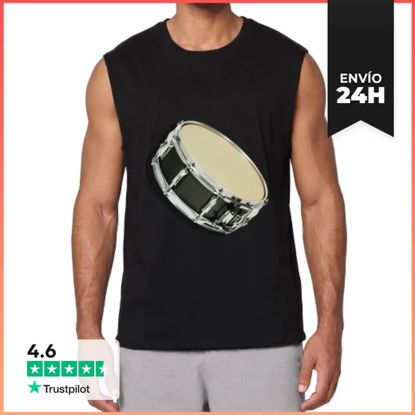 Camiseta Sin Mangas CAJA - TAMBOR LaTostadora