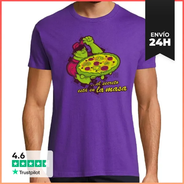 Camiseta Hombre Clásica El Secreto Está En La Masa LaTostadora