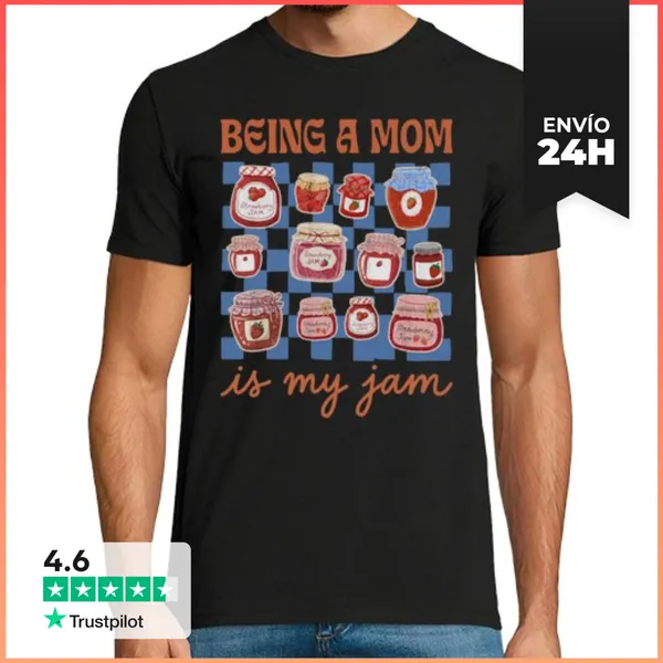 Camiseta Hombre Clásica Ser Mamá Es Lo Mío Humor De Madres