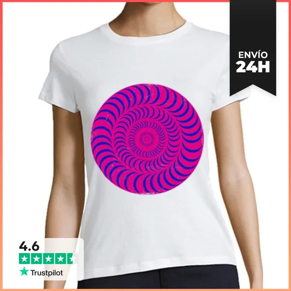 Camiseta Mujer Clásica Psychedelic LaTostadora