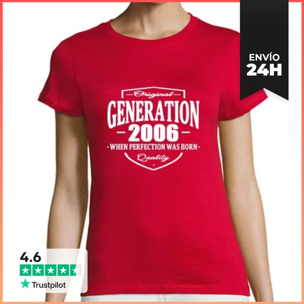 Camiseta Mujer Clásica Generation 2006 LaTostadora