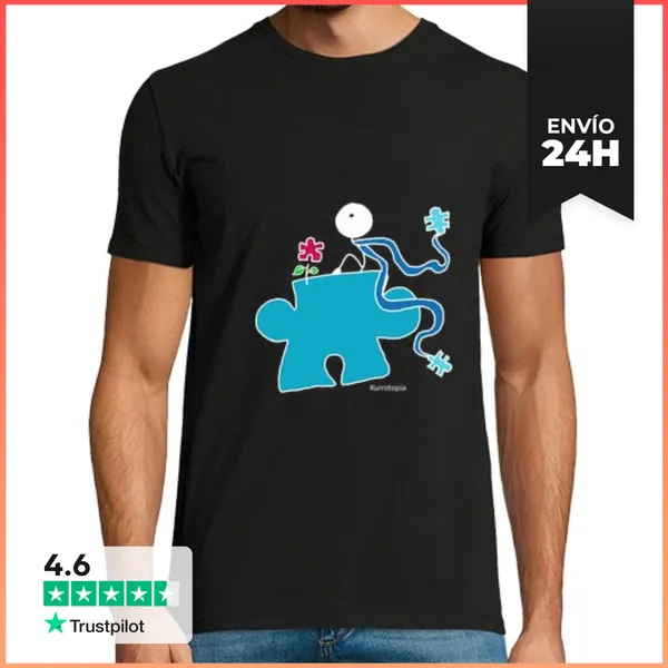 Camiseta Hombre Clásica Autismo Principito LaTostadora