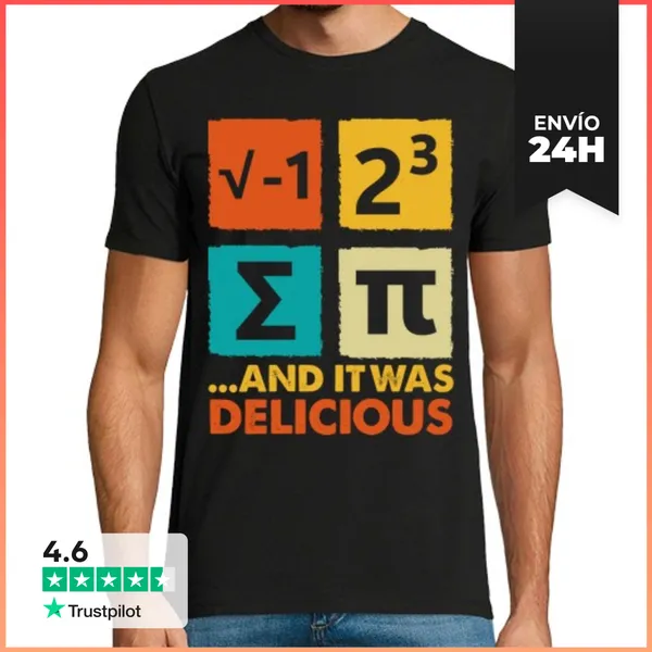 Camiseta Hombre Clásica I ATE SOME PIE AND IT WAS DELICIOUS PI