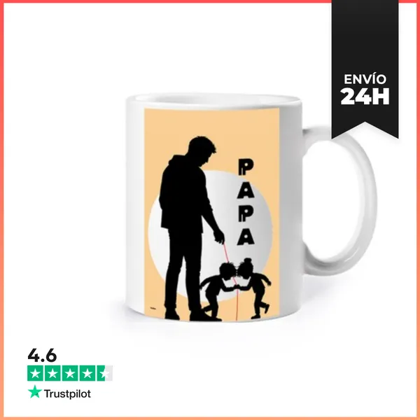 Taza Papa - Dia Del Padre - Hijo, Hija LaTostadora