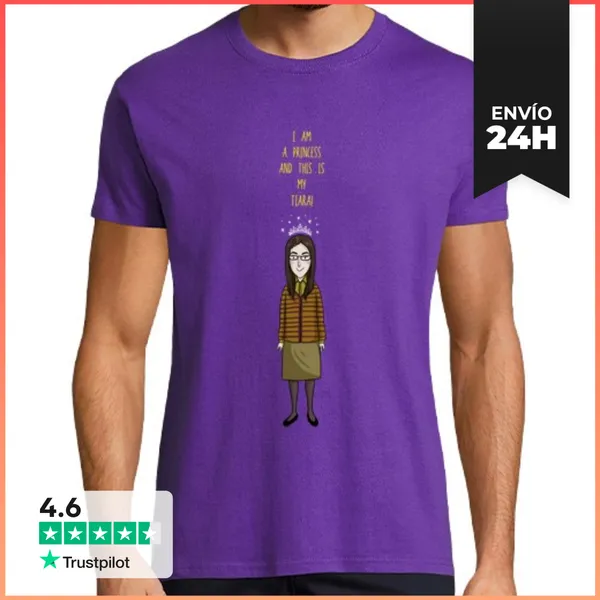 Camiseta Hombre Clásica Amy Farrah Fowler LaTostadora