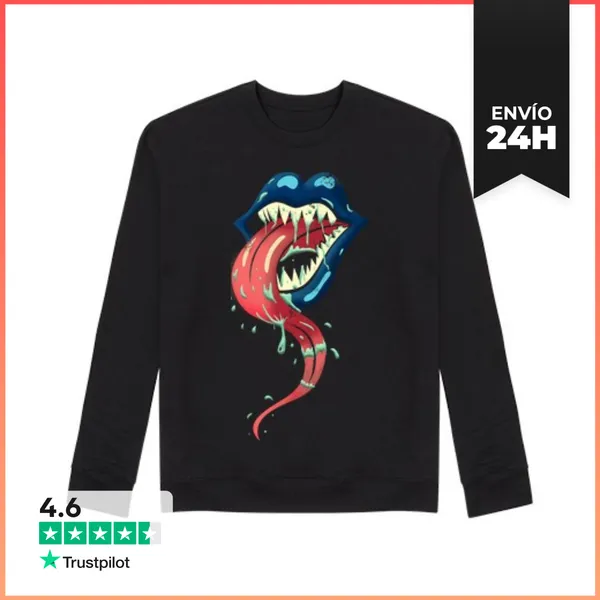 Sudadera Unisex Symbiote Lips LaTostadora