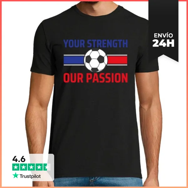 Camiseta Hombre Clásica Nuestra Pasión LaTostadora