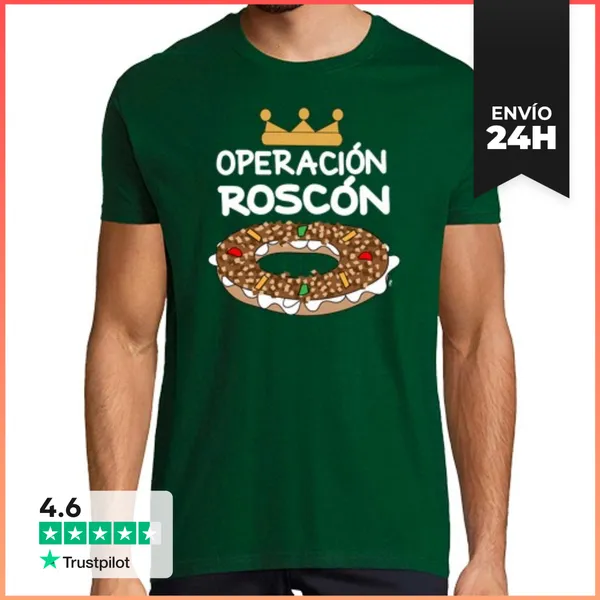 Camiseta Hombre Clásica OPERACIÓN ROSCÓN LaTostadora
