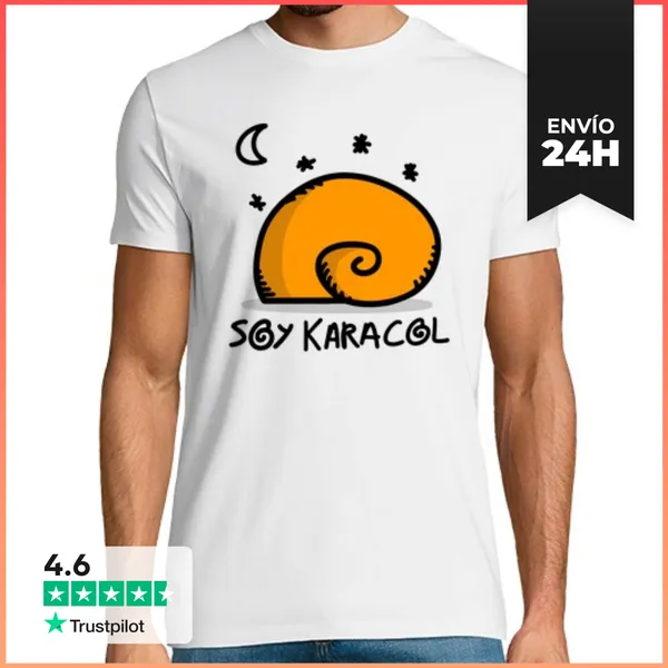 Camiseta Hombre Clásica Soy Karacol LaTostadora