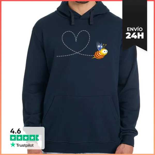Sudadera Unisex Con Capucha Hola!!! LaTostadora