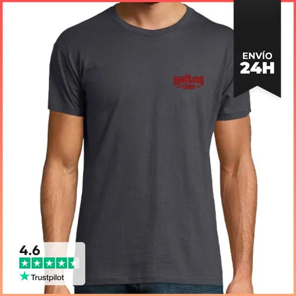 Camiseta Hombre Clásica Working Class Rojo LaTostadora