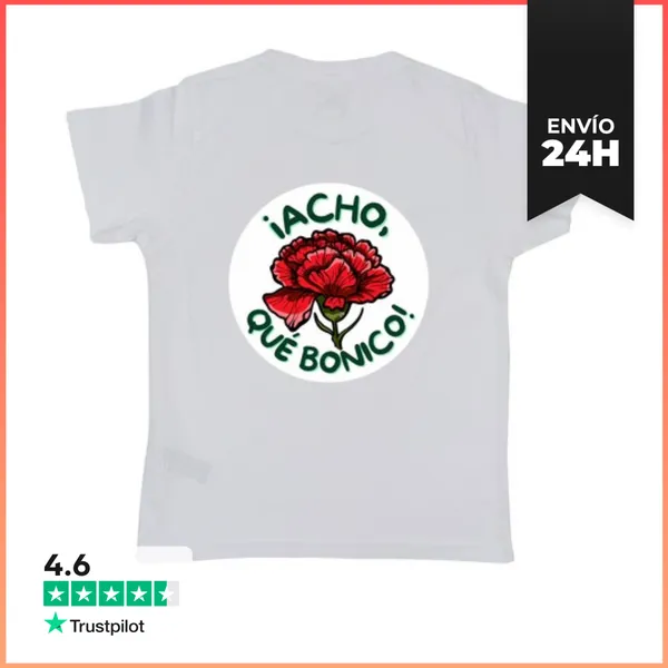 Camiseta Clásica Para Niños Acho Qué Bonico LaTostadora