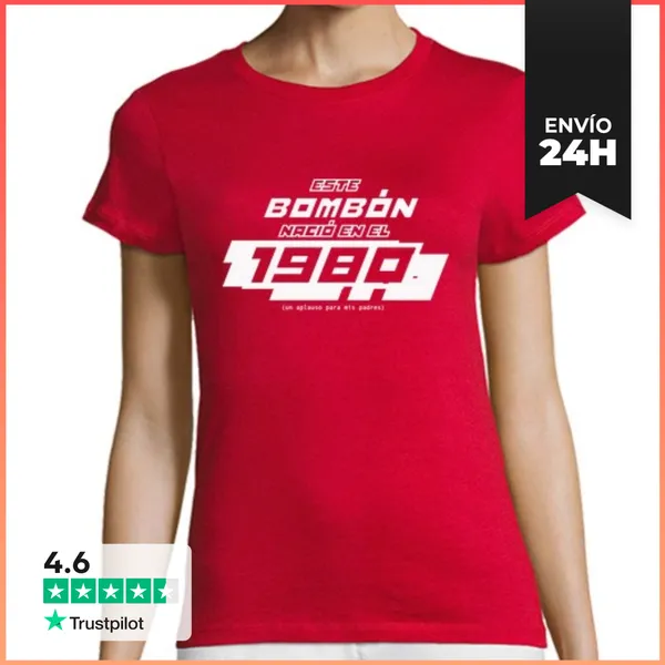 Camiseta Mujer Clásica Bombon Del 1980 LaTostadora